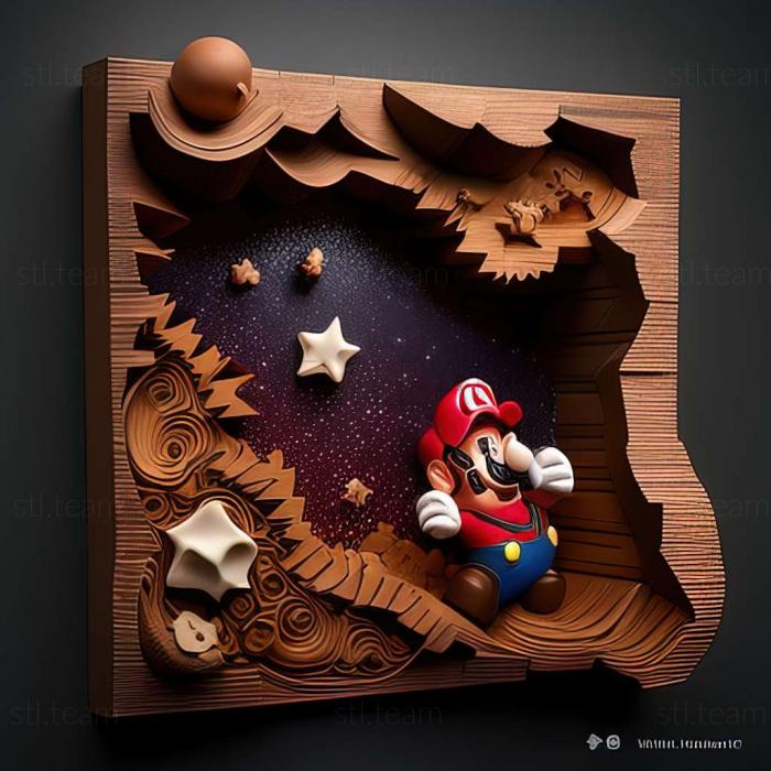 3D модель Гра Super Mario Galaxy 2 (STL)